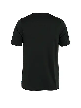 FJÄLLRÄVEN | Maglietta funzionale da uomo Abisko Wool | schwarz